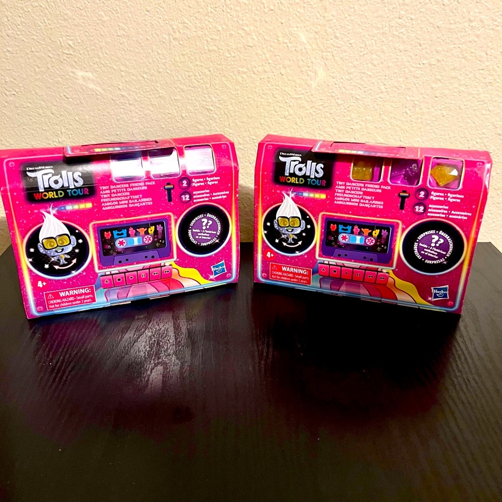 Trolls World Tour - Tiny Dancers Friend Pack - Set of 2